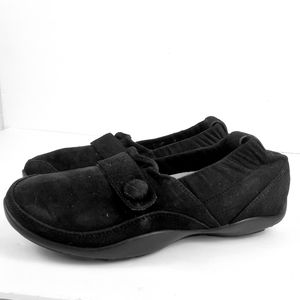 Dansko Carol black suede leather flat 38